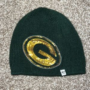 Womens Green Bay Packers winter hat